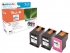 Sada MultiPack Plus inkoustových náplní kompatibilních s HP č. 62 - 2x černá (black) + barevná (color)